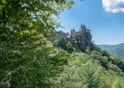Aggstein Castle - a ruined castle above the Danube River