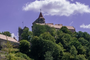 Pernstej castle, view from the garden