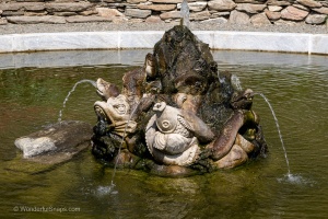 Pernstej castle, view from the garden